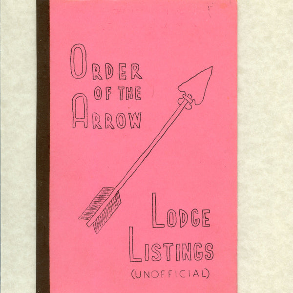 1956 Order of the Arrow Lodge Checklist For Collectors [Free Instant Download] (Copy)