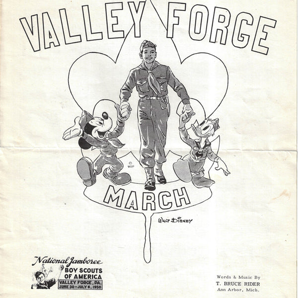 1950 National Scout Jamboree Valley Forge March Sheet Music [Free Instant Download]
