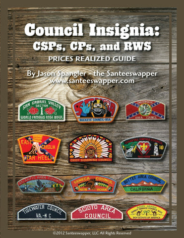 Boy Scout Prices Realized Guide Council Insignia: CSPs, CPs & RWS [Free Instant PDF Download At Checkout]