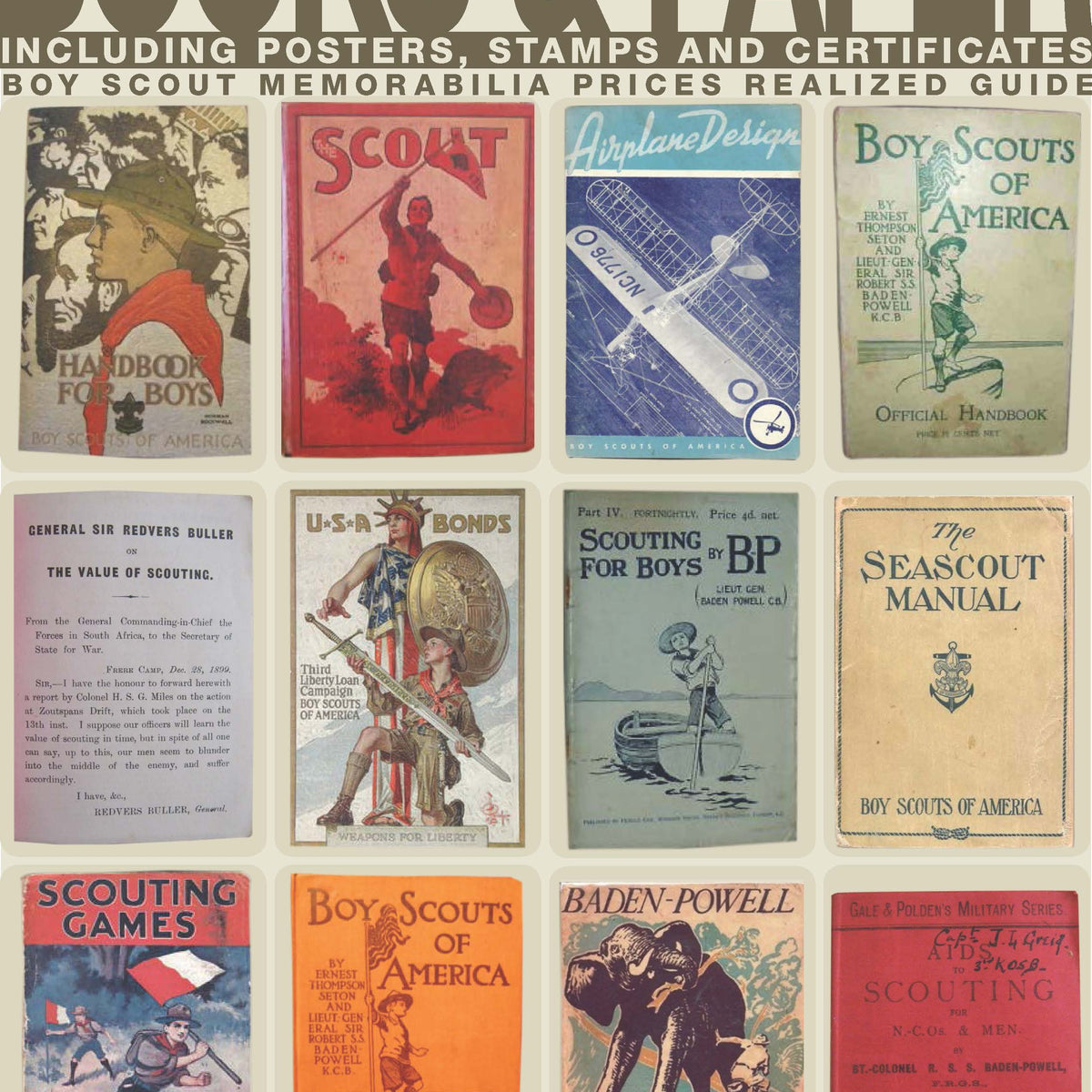 Boy Scout Prices Realized Guide: Books & Paper [Free Instant PDF Download At Checkout]