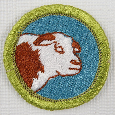 Animal Science Current Issue Design Plastic Back Merit Badge [MB-104]