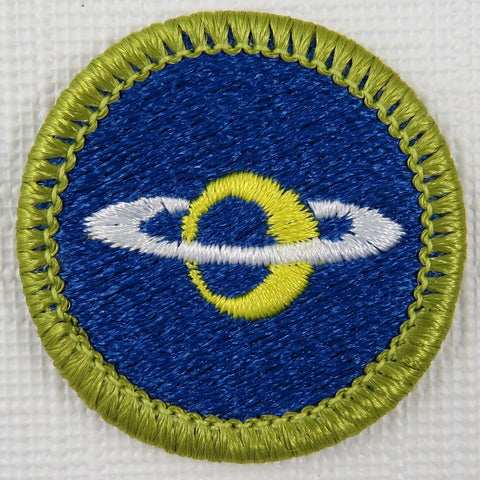 Astronomy Current Issue Design Plastic Back Merit Badge [MB-110]