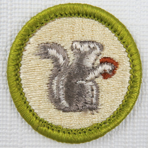 Mammals/Mammal Study Current Issue Design Plastic Back Merit Badge [MB-142]