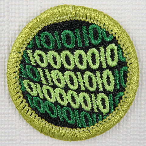Programming Current Issue Design Plastic Back Merit Badge [MB-163]